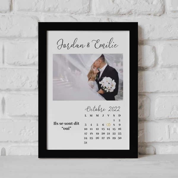CALENDRIER PHOTO MARIAGE