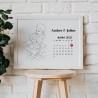 CALENDRIER DATE D'AMOUR ILLUSTRATION